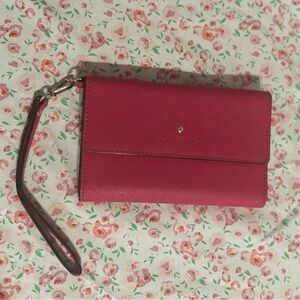 Kate Spade Pink Wristlet Wallet